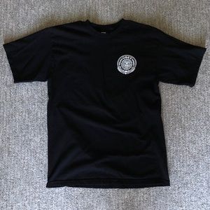 Black Obey Skull & Eyes T-Shirt Mens Medium